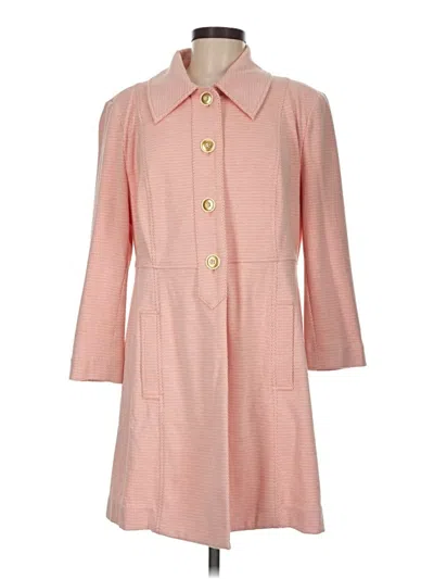 Pre-owned Cabi Coat In Pink