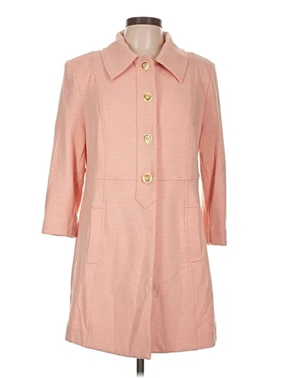 Pre-owned Cabi Coat In Pink