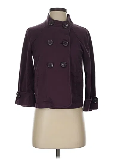 Pre-owned Cabi Coat In Purple