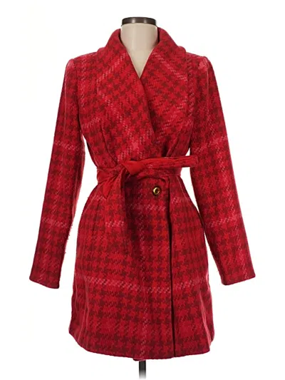 Pre-owned Cabi Coat In Red