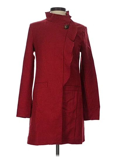 Pre-owned Cabi Coat In Red
