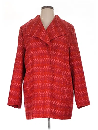 Pre-owned Cabi Coat In Red