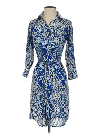 Pre-owned Cabi Cocktail Dress In Blue