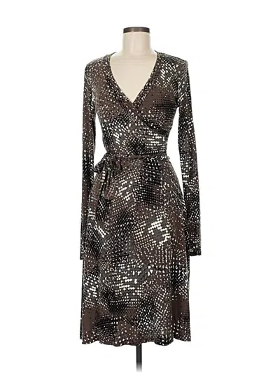 Pre-owned Cabi Cocktail Dress In Brown