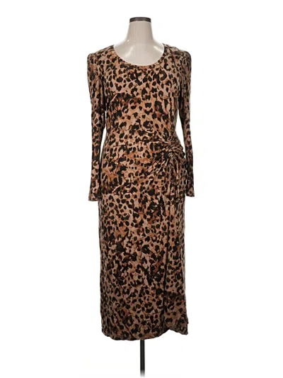 Pre-owned Cabi Cocktail Dress In Brown