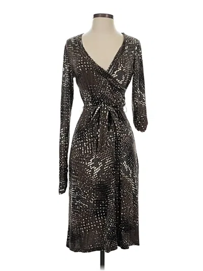 Pre-owned Cabi Cocktail Dress In Brown