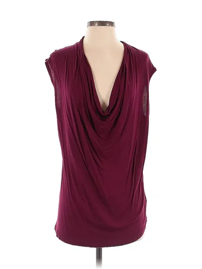 Pre-owned Cabi Cocktail Dress In Burgundy