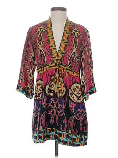 Pre-owned Cabi Cocktail Dress In Burgundy