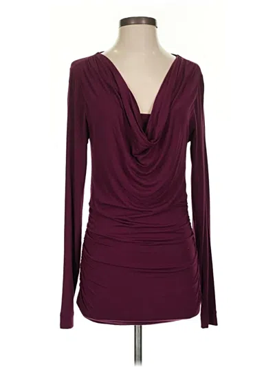Pre-owned Cabi Cocktail Dress In Burgundy