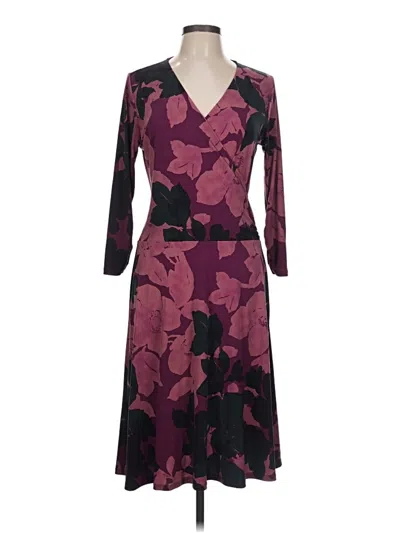 Pre-owned Cabi Cocktail Dress In Burgundy