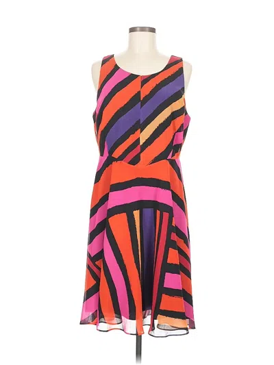 Pre-owned Cabi Cocktail Dress In Orange