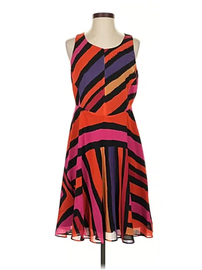 Pre-owned Cabi Cocktail Dress In Orange