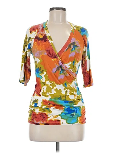 Pre-owned Cabi Cocktail Dress In Orange