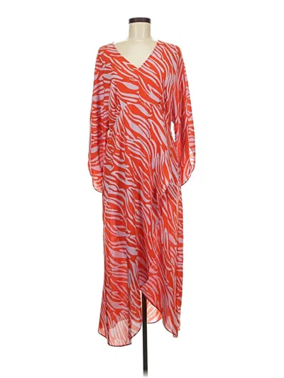Pre-owned Cabi Cocktail Dress In Orange