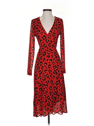 Pre-owned Cabi Cocktail Dress In Red