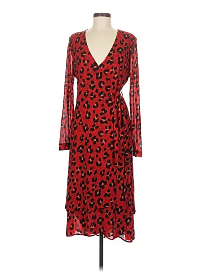 Pre-owned Cabi Cocktail Dress In Red