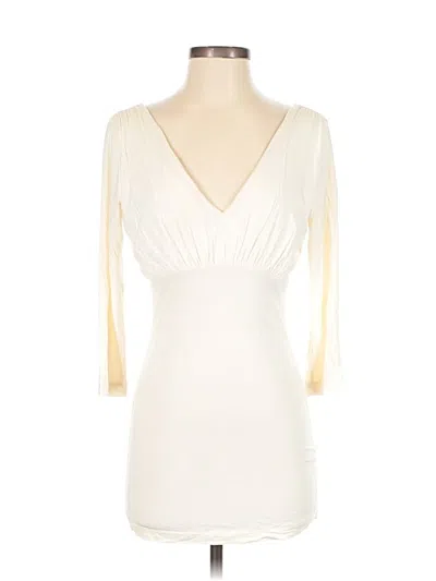 Pre-owned Cabi Cocktail Dress In White