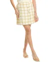 Cabi Coco Mini Skirt In Yellow