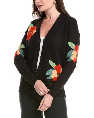 Cabi Coming Up Rosa Cardigan In Black