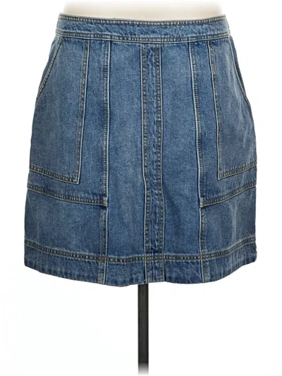 Pre-owned Cabi Denim Skirt In Blue