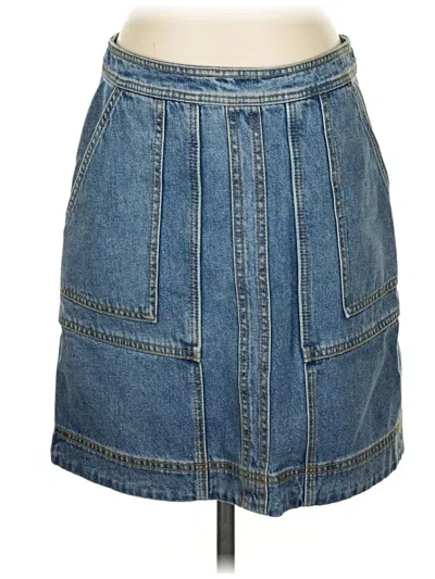 Pre-owned Cabi Denim Skirt In Blue