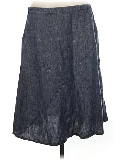 Pre-owned Cabi Denim Skirt In Gray