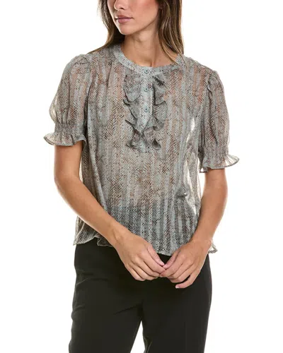 Cabi Ethereal Blouse In Green
