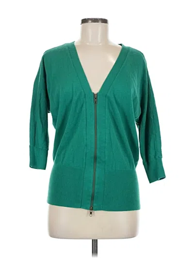 Pre-owned Cabi Fleece Jacket In Green