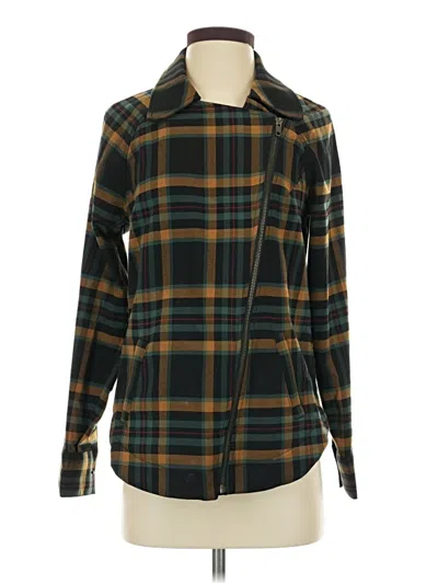 Pre-owned Cabi Fleece Jacket In Green