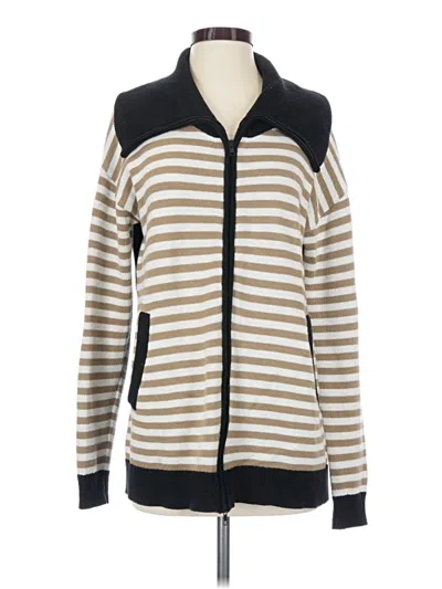 Pre-owned Cabi Fleece Jacket In Ivory