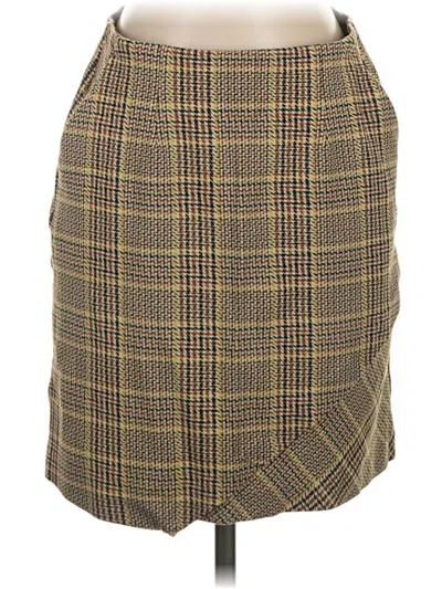 Pre-owned Cabi Formal Skirt In Brown
