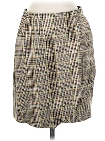 Pre-owned Cabi Formal Skirt In Brown