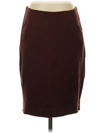 Pre-owned Cabi Formal Skirt In Brown