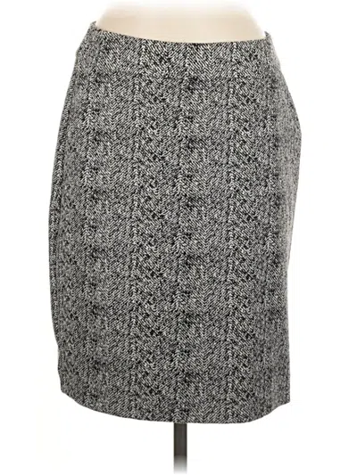 Pre-owned Cabi Formal Skirt In Gray