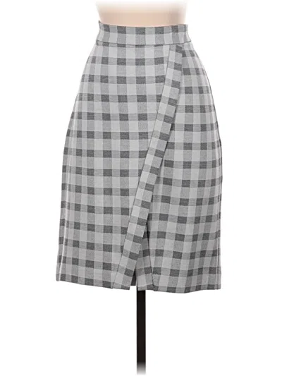 Pre-owned Cabi Formal Skirt In Gray