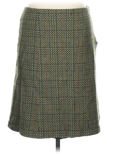 Pre-owned Cabi Formal Skirt In Green