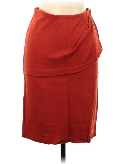 Pre-owned Cabi Formal Skirt In Red