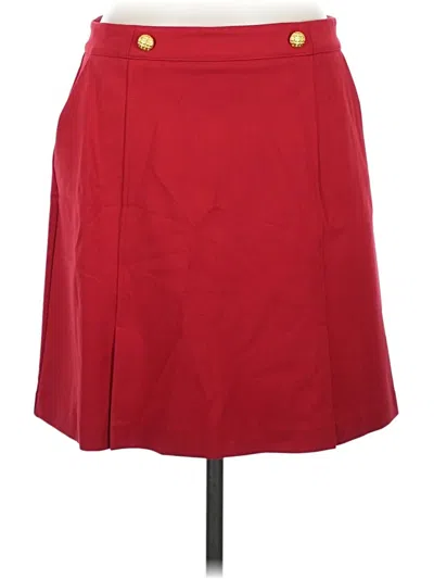 Pre-owned Cabi Formal Skirt In Red