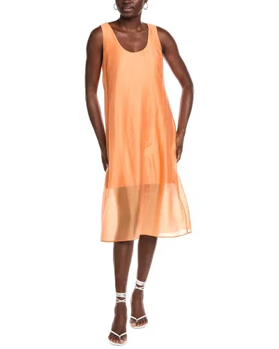 Cabi Glimmer Dress In Orange
