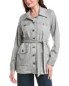 Cabi Grab & Go Trench Coat In Gray