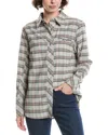 Cabi Hideout Shacket In Gray