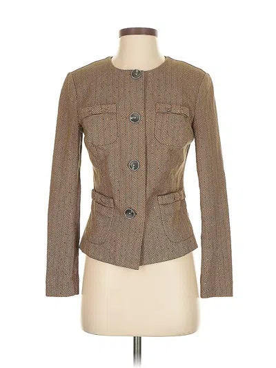 Pre-owned Cabi Jacket In Brown