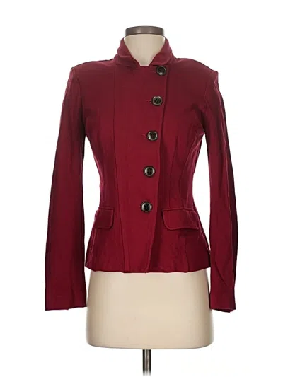 Pre-owned Cabi Jacket In Burgundy