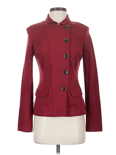 Pre-owned Cabi Jacket In Burgundy