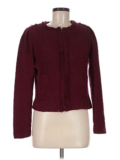 Pre-owned Cabi Jacket In Burgundy
