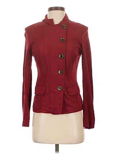 Pre-owned Cabi Jacket In Burgundy
