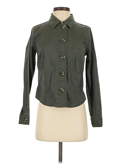 Pre-owned Cabi Jacket In Green
