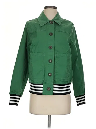 Pre-owned Cabi Jacket In Green