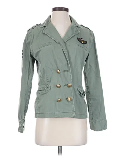 Pre-owned Cabi Jacket In Green