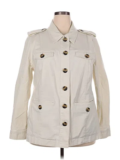Pre-owned Cabi Jacket In Ivory